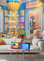 Charger l'image dans la galerie, Cupcakes gourmands-Plateau en bois léger-Personnalisé à la main