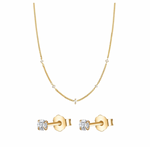 Charger l'image dans la galerie, Diamond-Coffret Collier+boucles d'oreilles-Argent 925-Oxyde de zirconium