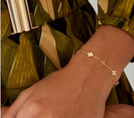 Charger l'image dans la galerie, Doja-Bracelet en Acier inoxydable-Breloques trèfles multiples