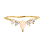 Charger l'image dans la galerie, Espiègle-Bague en Argent 925-Pierres en oxyde de zirconium-plaquée or 18 carats