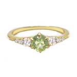 Charger l'image dans la galerie, Précieuse-Bague en Argent 925-Pierres en oxyde de zirconium-plaqué or 18 carats