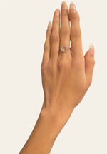 Charger l'image dans la galerie, Météorite-Bague en Argent 925-Pierres en oxyde de zirconium