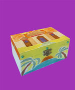 Charger l'image dans la galerie, Petit palais-Boite à bijoux en bois léger-Décorée à la main