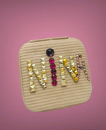 Charger l'image dans la galerie, Ma boite personnalisée-Boite à bijoux personnalisée prénom-Perles-Strass