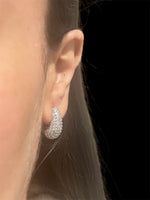 Charger l'image dans la galerie, Unica-Boucles d'oreilles goutte d'eau-Argent 925-Oxyde de zirconium