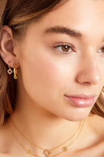 Charger l'image dans la galerie, Agatha-boucles d'oreilles en Acier inxoydable-Strass en oxyde de zirconium