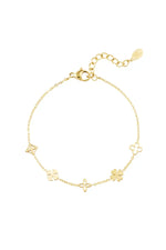 Charger l'image dans la galerie, Doja-Bracelet en Acier inoxydable-Breloques trèfles multiples