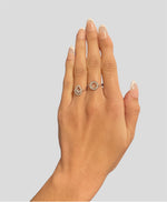 Charger l'image dans la galerie, Eternity-Coffret 2 bagues ajustables-Argent 925-Oxyde de zirconium