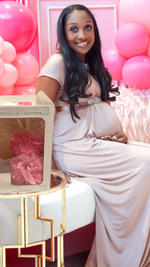 Charger l'image dans la galerie, Coffret ourson rose-Ourson fleuri rose-Collier en Argent 925 Sterling