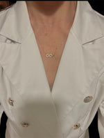 Charger l'image dans la galerie, Infinity love-Collier pendentif infini et coeur entremêlés-Argent 925-Oxyde de zirconium