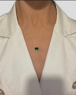 Charger l'image dans la galerie, Rêveuse-Collier en Argent 925-Pierres en oxyde de zirconium-plaqué or 18 carats