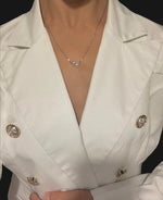 Charger l'image dans la galerie, Constellation-Coffret collier constellation+boucles d'oreilles-Argent 925-Oxyde de zirconium
