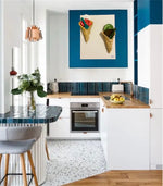 Charger l'image dans la galerie, Duo de cornets-Tableau Sculpture-Sculpté et peint à la main