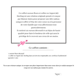 Charger l'image dans la galerie, Coffret ourson rose-Ourson fleuri rose-Collier en Argent 925 Sterling