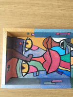 Charger l'image dans la galerie, L'égyptien folklorique-Plateau personnalisé à la main