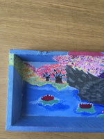 Charger l'image dans la galerie, Le lac des cygnes-Plateau personnalisé à la main