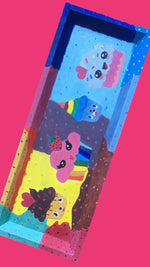 Charger l'image dans la galerie, Cupcakes gourmands-Plateau en bois léger-Personnalisé à la main