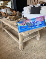 Charger l'image dans la galerie, Le lac des cygnes-Plateau personnalisé à la main