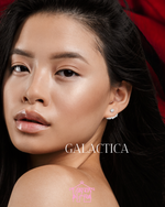 Charger l'image dans la galerie, Galactica-Boucles d'oreilles doubles-Earjacket-Argent 925-Oxyde de zirconium