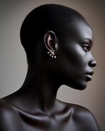 Charger l'image dans la galerie, Stellaria-Boucles d'oreilles multiples étoiles-Earjacket-Argent 925-Oxyde de zirconium