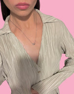 Charger l'image dans la galerie, Strong silver-Coffret collier+boucles d'oreilles+bracelet-Acier inoxydable