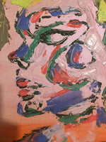 Charger l'image dans la galerie, Le bel inconnu-Tableau texturé-Fait entièrement à la main