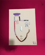 Charger l'image dans la galerie, Le jeune bachelier-Tableau créatif-Éléments recyclés