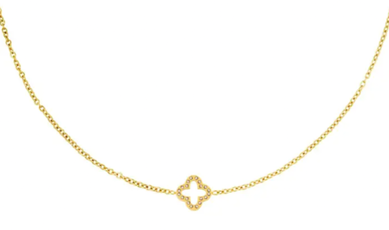 Lafayette-Collier en Acier inoxydable-Strass
