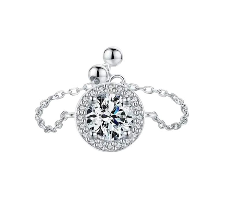 Fascinante-Bague en Argent 925-Pierres en oxyde de zirconium