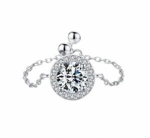 Fascinante-Bague en Argent 925-Pierres en oxyde de zirconium