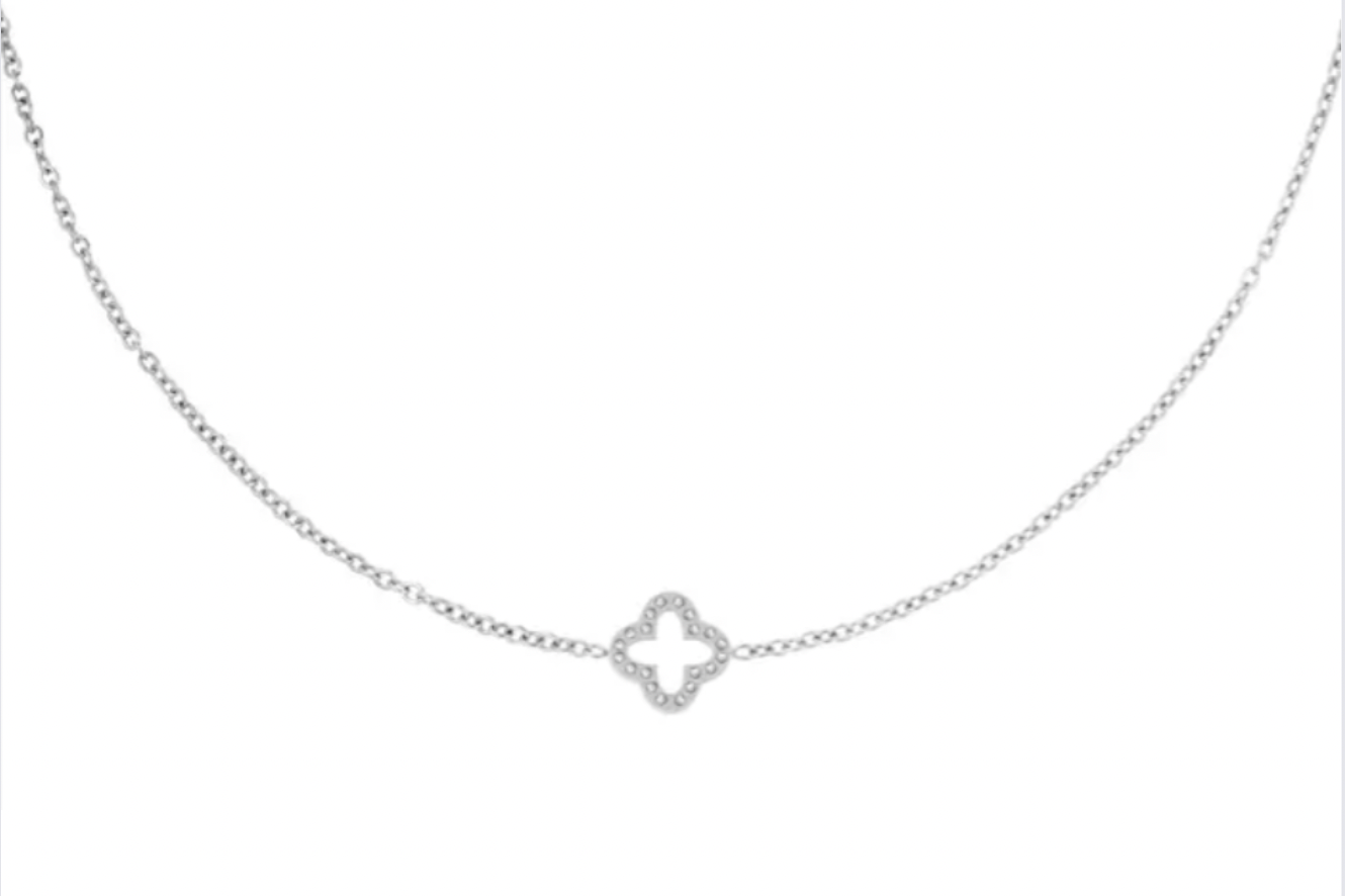 Lafayette-Collier en Acier inoxydable-Strass