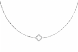 Lafayette-Collier en Acier inoxydable-Strass
