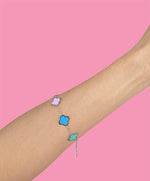 Charger l&#39;image dans la galerie, Coffret arcantrèfle-collier montaigne+bracelet arcantrèfle-Acier inoxydable
