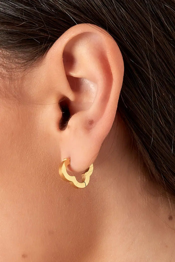 Mariya-Boucles d'oreilles en Acier inoxydable
