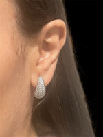 Charger l&#39;image dans la galerie, Unica-Boucles d&#39;oreilles goutte d&#39;eau-Argent 925-Oxyde de zirconium

