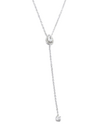 Charger l&#39;image dans la galerie, Diamantra-Collier en Y-Argent 925-Oxyde de zirconium
