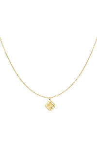 Örganza-Collier en Acier inoxydable-Trèfle à 4 feuilles