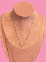 Charger l&#39;image dans la galerie, Varenne-Collier en Acier inoxydable-Pendentif lettre V
