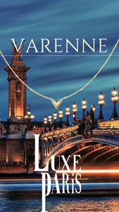 Varenne-Collier en Acier inoxydable-Pendentif lettre V