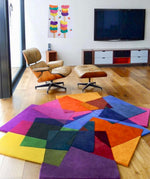 Charger l&#39;image dans la galerie, Esquimaux multicolores-Tableau texturé-Fait à la main
