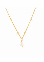 Charger l&#39;image dans la galerie, Romanesque-Collier en Argent 925-Perle de culture-plaqué or 18 carats
