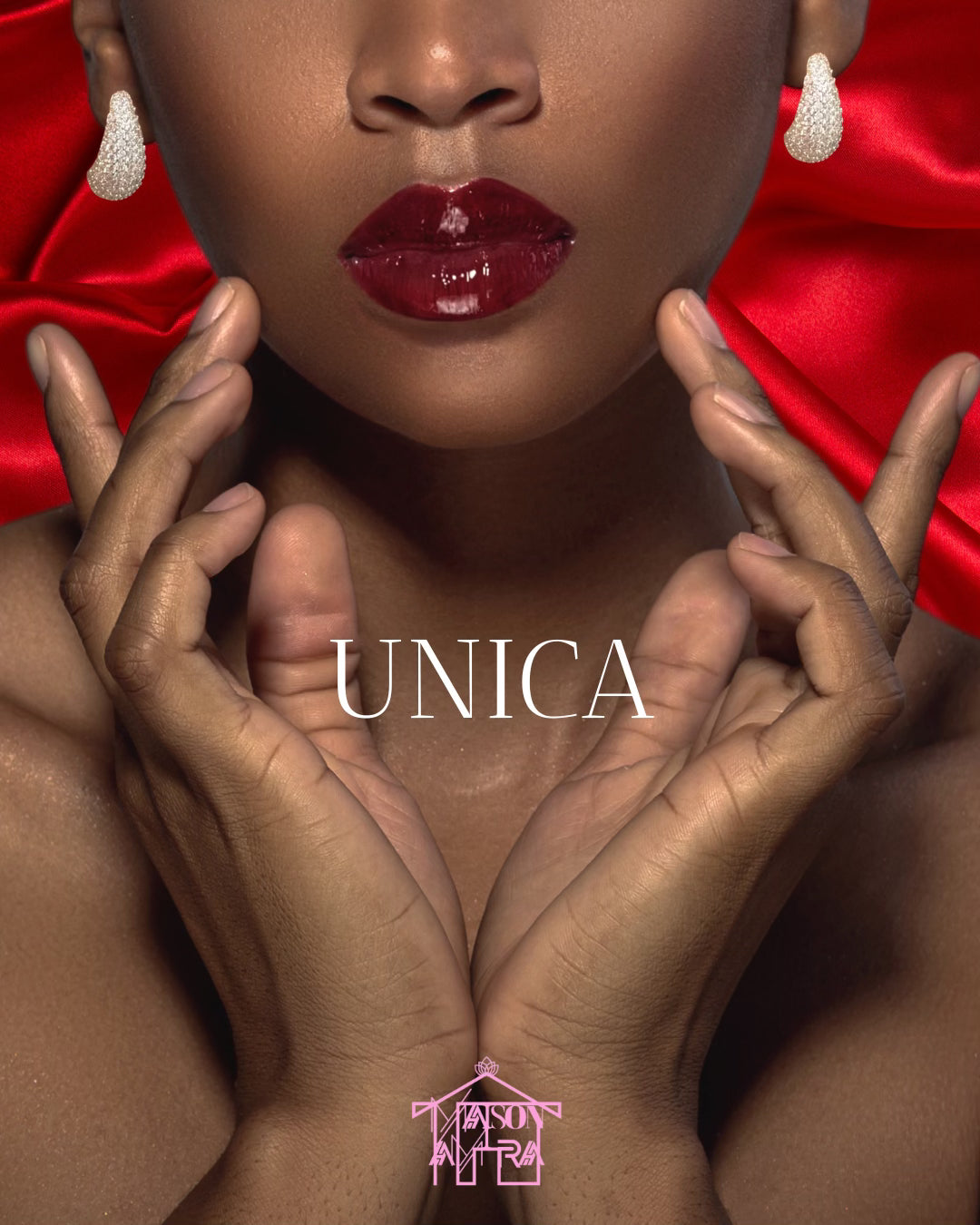 Unica-Boucles d'oreilles goutte d'eau-Argent 925-Oxyde de zirconium
